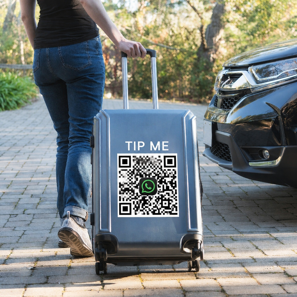 Pro QR Car Sticker by Tink.you Product View 5