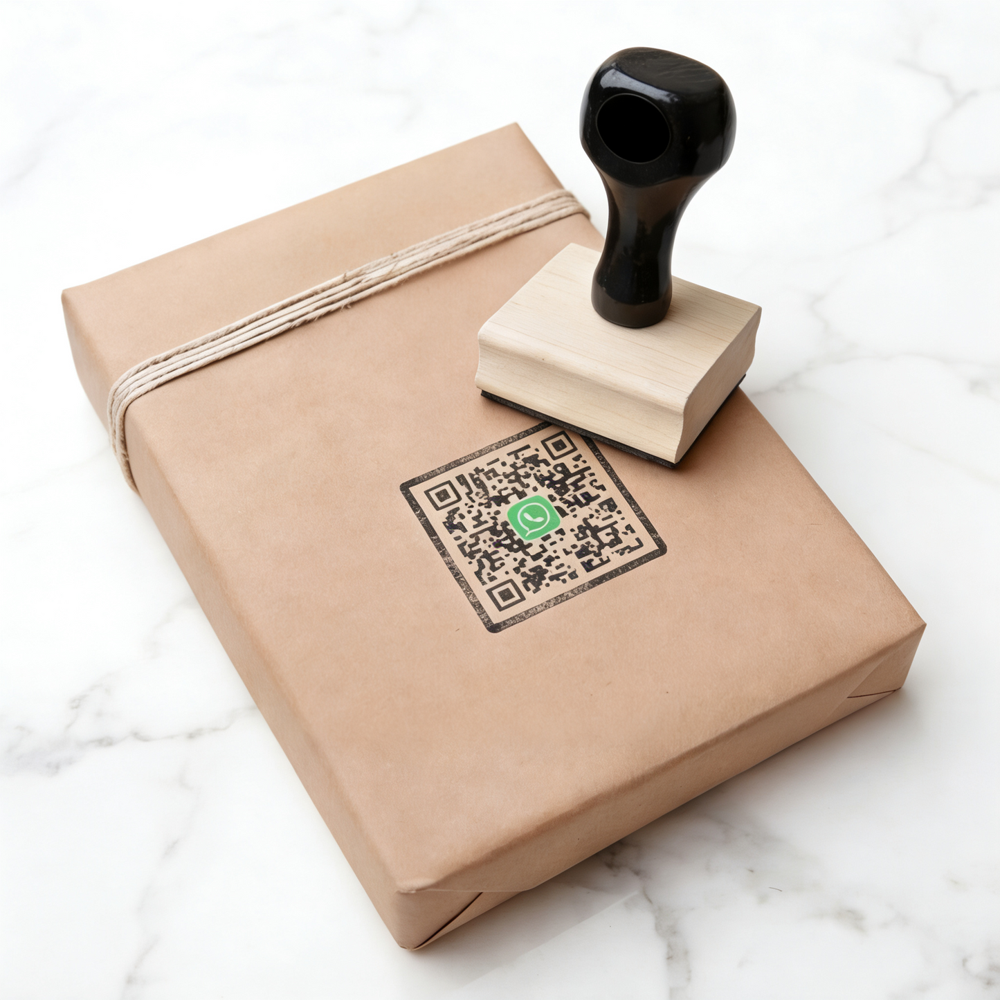 Tipping QR Wood Stamp - Product view 5
