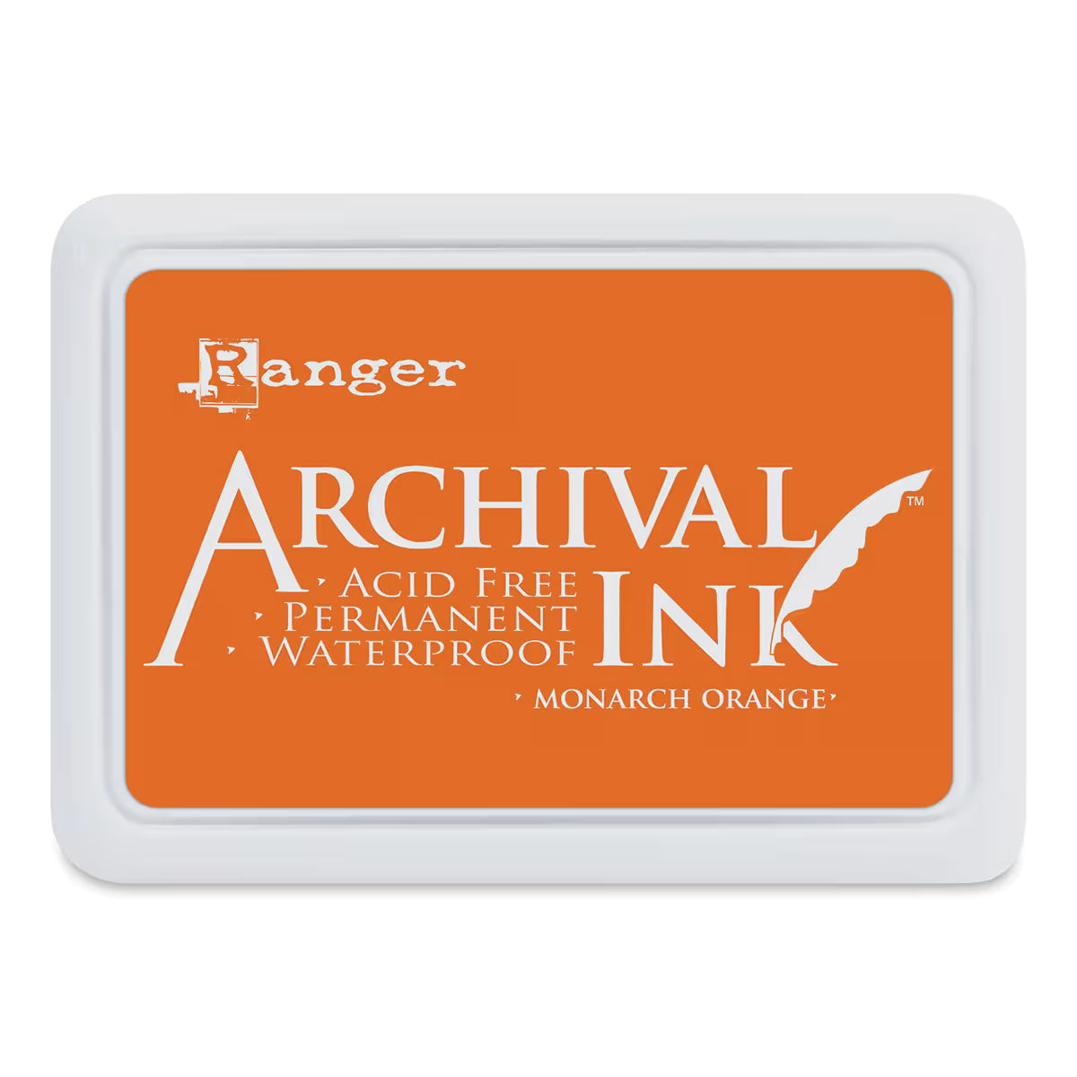 Tipping Wood Stamp Ink Pad - Orange